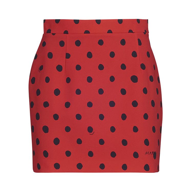 Marni Small Dot Skirt 'Lacquer'