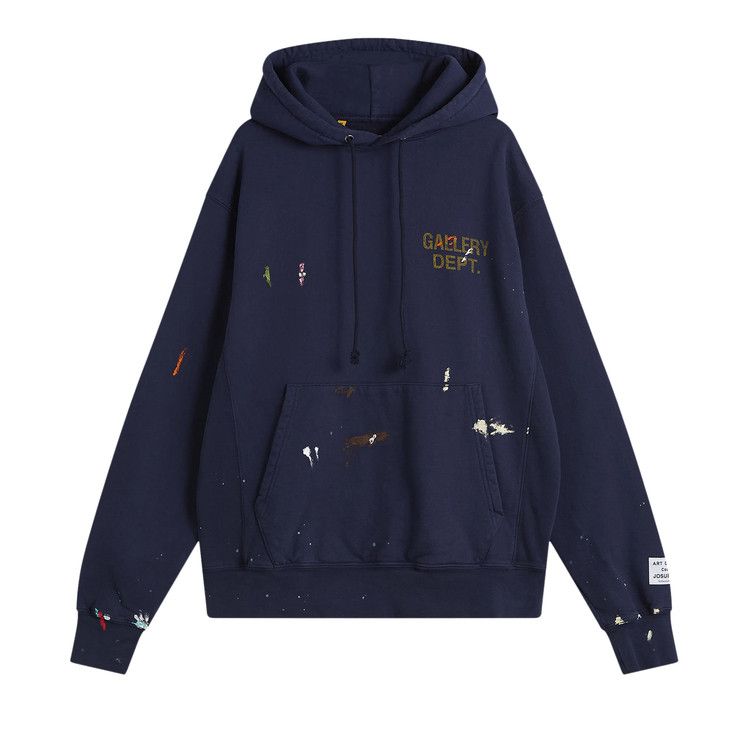 Gallery Dept. GD Paint Logo Hoodie 'Vintage Navy'