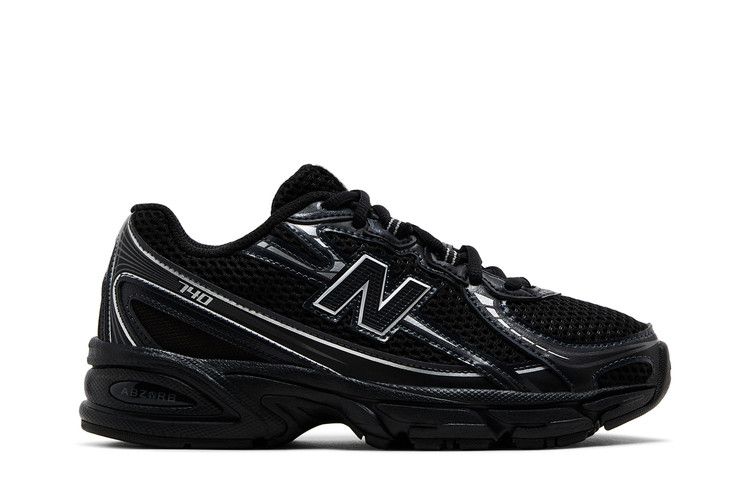New Balance 740 Big Kid 'Black Silver Metallic'