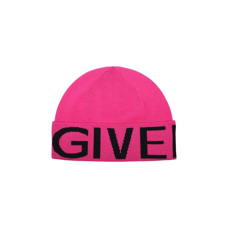 Givenchy Jacquard Logo Beanie 'Pink/Black'