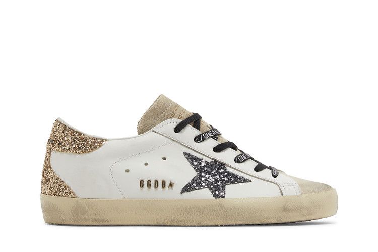 Golden Goose Wmns Superstar 'Optic White Seedpearl Glitter'