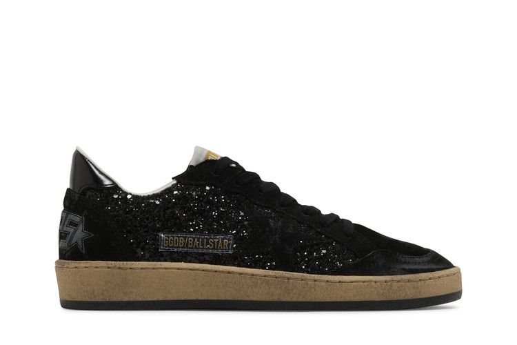 Golden Goose Wmns Ball Star 'Black Glitter'