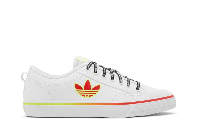 Adidas Nizza Trefoil 'White Vivid Red'