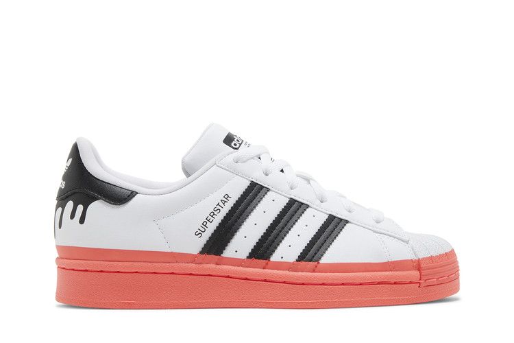 adidas Superstar Big Kid 'Paint Drip - White Turbo'