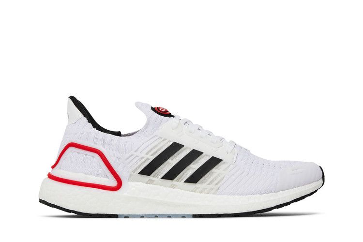 adidas UltraBoost ClimaCool 1 DNA 'White Vivid Red'