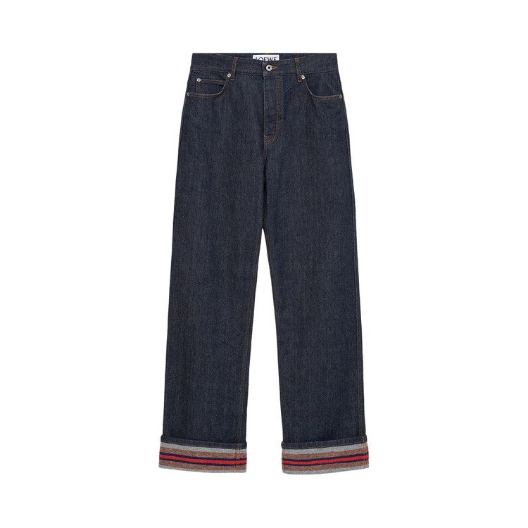 Loewe Turn Up Jeans 'Raw Denim/Blue'