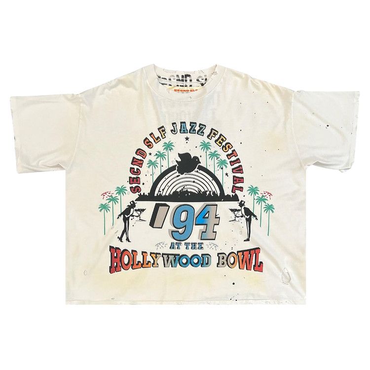 Secnd Slf Hollywood Bowl Torque Tee 'White'