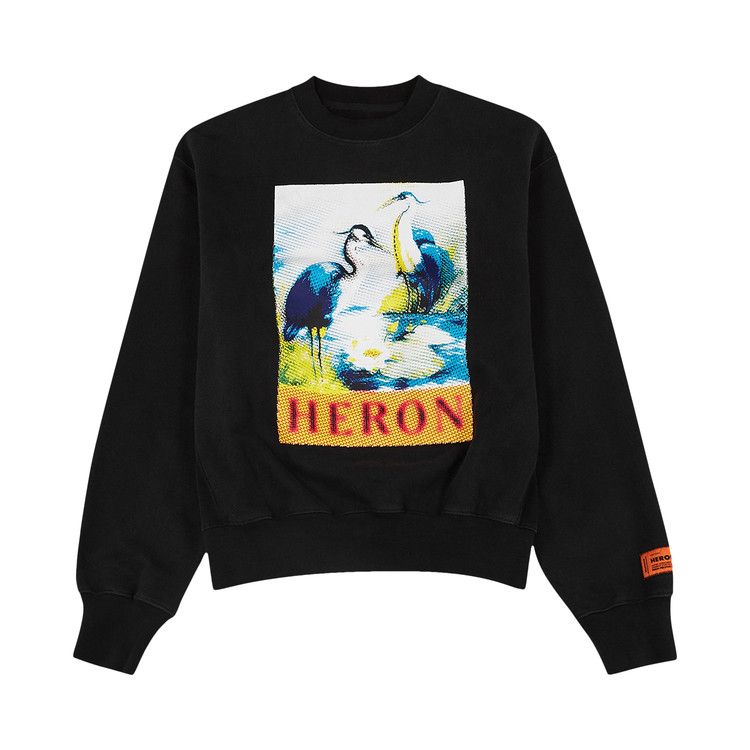 Heron Preston Halftone Heron Crewneck 'Black/Navy Blue'
