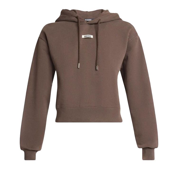 Jacquemus Gros Grain Le Hoodie 'Dark Brown'