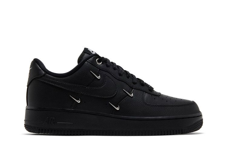 Nike Wmns Air Force 1 '07 LX 'Black Silver Mini Swoosh'