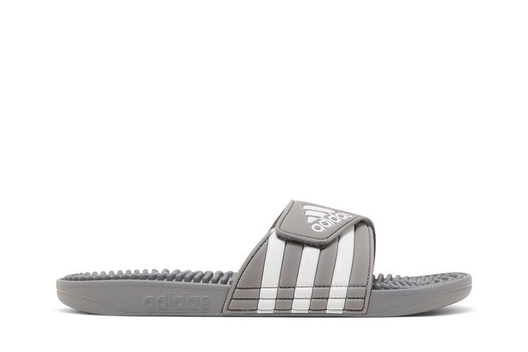 Adidas Adissage Slide 'Grey White'