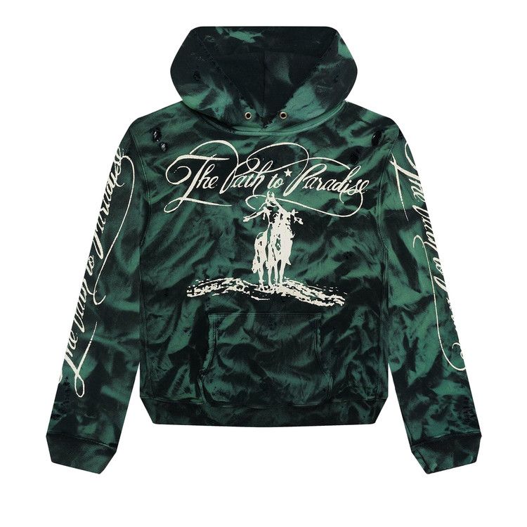 Hellstar Marble Paradise Hoodie 'Green'