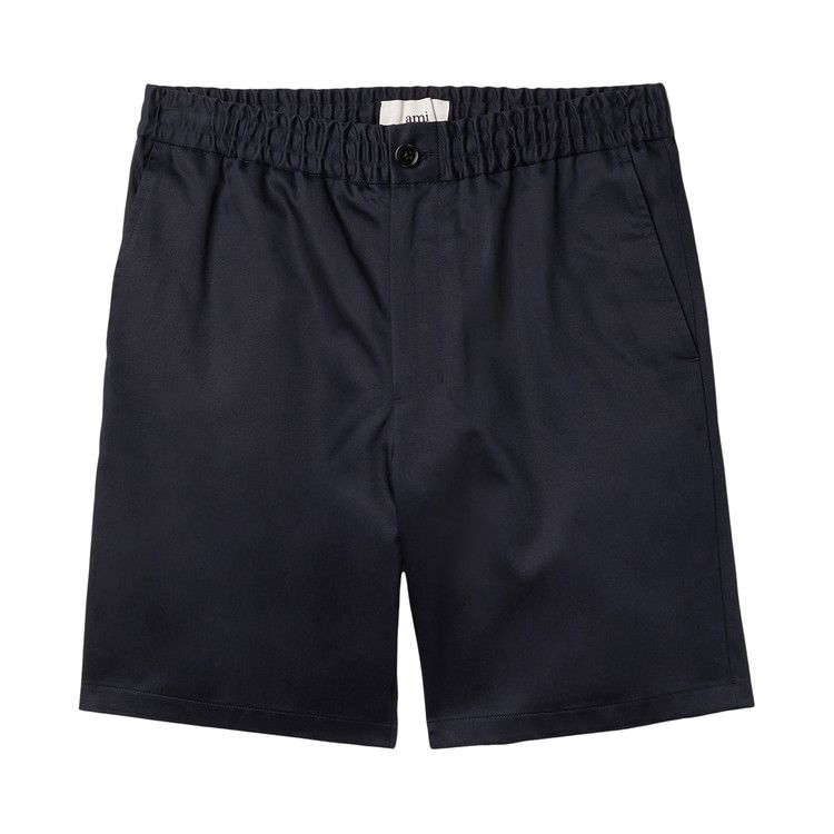 Ami Elasticated Waist Shorts 'Navy Blue'