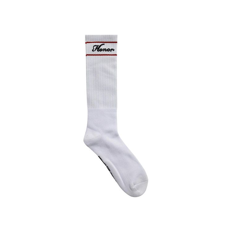 Honor The Gift Honor Striped Ribbed Sock 'White'
