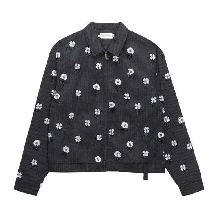 Honor The Gift Beaded Flower Jacket 'Black'