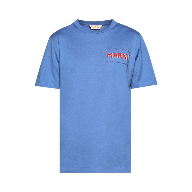 Marni Patch T-Shirt 'Blue Lilac'
