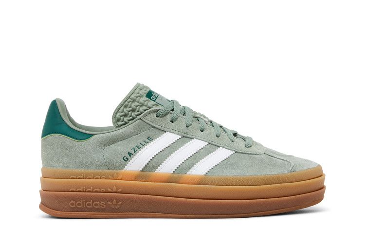 adidas Women's Gazelle Bold 'Silver Green Gum'