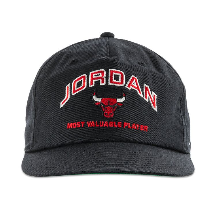 Air Jordan Pro Unstructured Flat Bill Hat 'Black/Kelly Green/White'