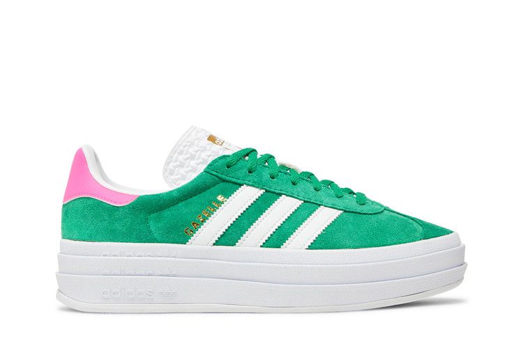 adidas Wmns Gazelle Bold 'Green Lucid Pink'