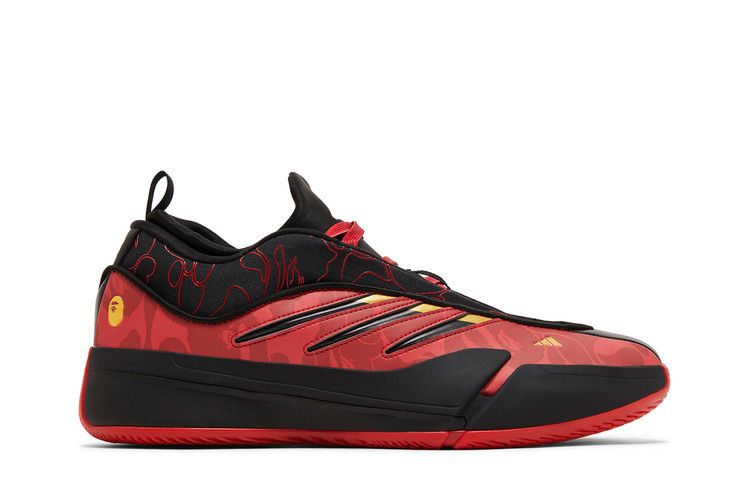 BAPE x adidas Dame 9 'Black Scarlet'
