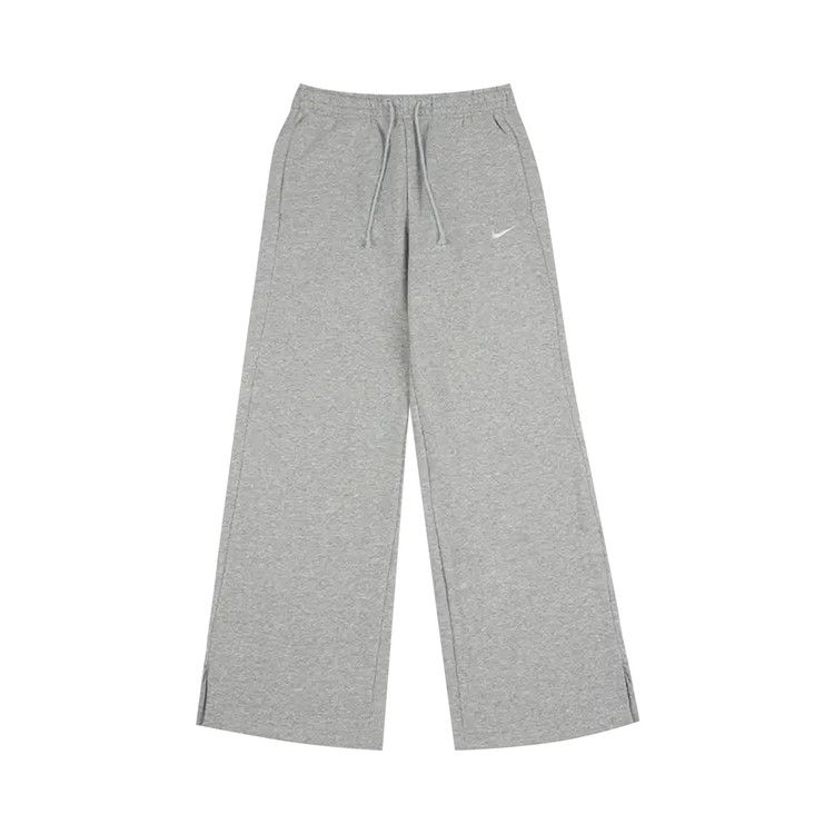 Nike NSW Phoenix Fleece High-Waisted Wide-Leg Pants 'Pure Platinum/Heather/Sail'