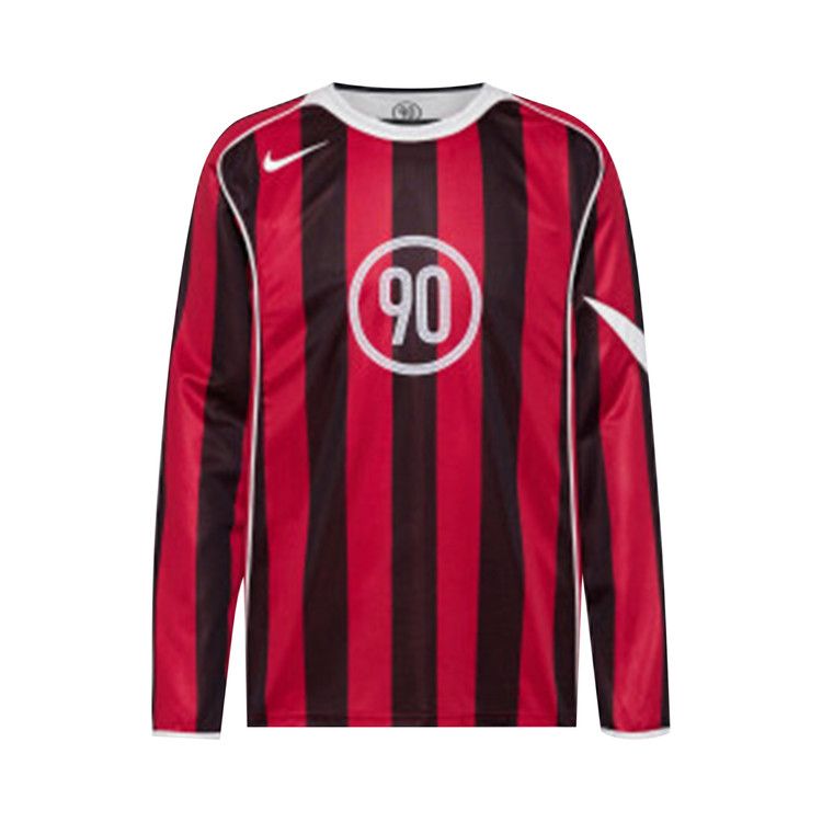 Nike Dri-Fit Long-Sleeve Jersey 'Gym Red'