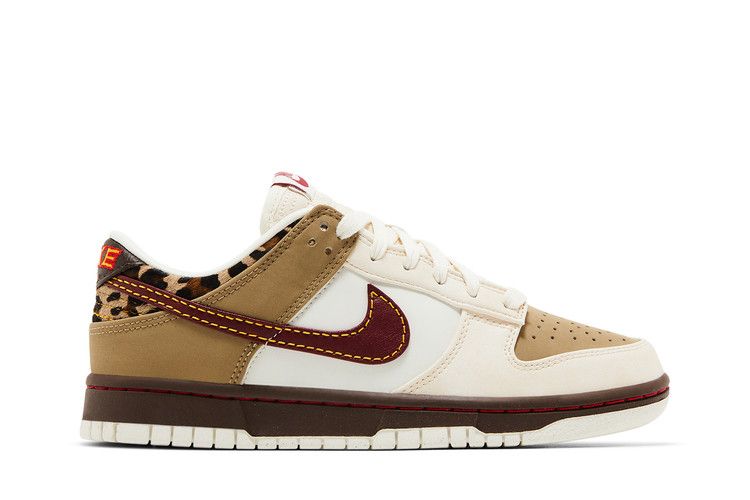 Nike Wmns Dunk Low 'Khaki Team Red'