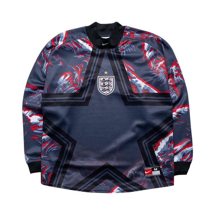 Nike England Authentic Goalkeeper Soccer Shirt 'Black/Obsidian/White'