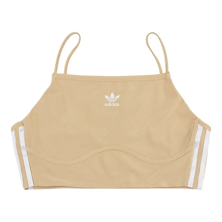 Adidas 3-Stripe Bra Top 'Magic Beige'