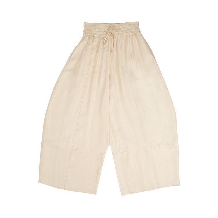 Jil Sander Long Wide Leg Pants 'Ivory'