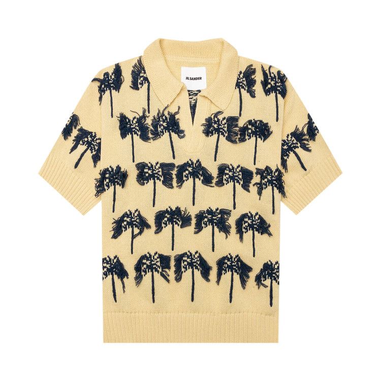 Jil Sander Polo Sweater 'Open Yellow'