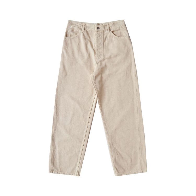 Jil Sander Relaxed Denim Trouser 'Oat'