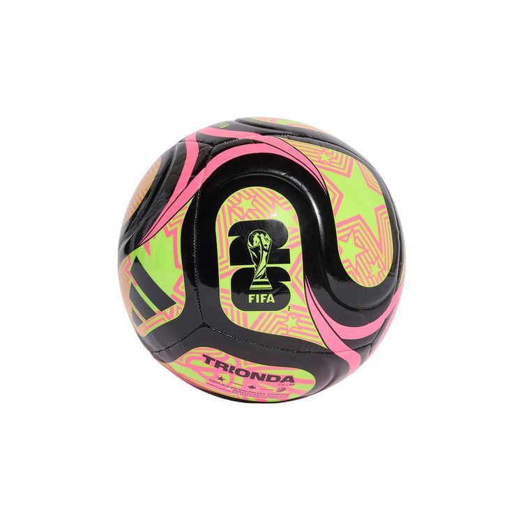 Adidas FIFA World Cup 26 Trionda Club Ball 'Black/Lucid Lemon/Lucid Pink'