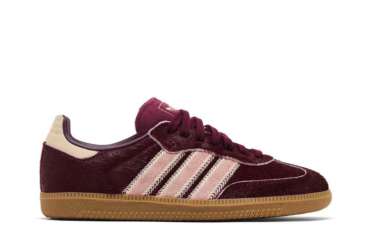 adidas Wmns Samba OG 'Pony Hair Pack - Maroon'