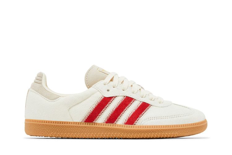 adidas Wmns Samba OG 'Pony Hair Pack - Wonder Beige Better Scarlet'