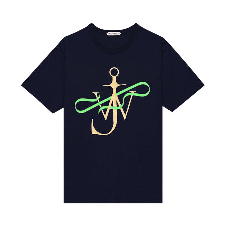 JW Anderson Ribbon Anchor T-Shirt 'Navy'