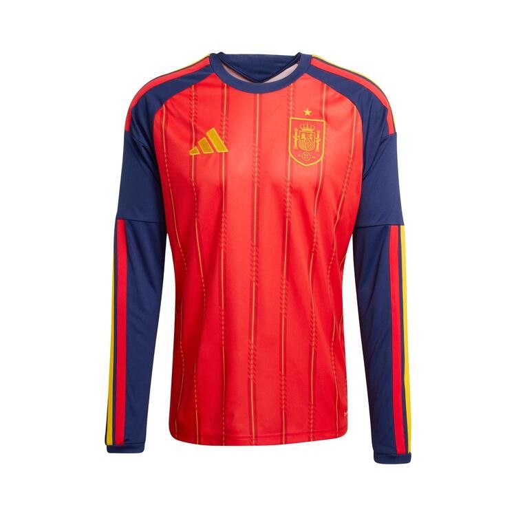 Adidas Spain 26 Home Long Sleeve Jersey 'Vivid Red'