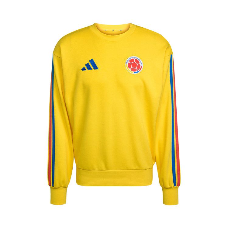 Adidas Colombia Dna Crew Sweat 'Impact Yellow'