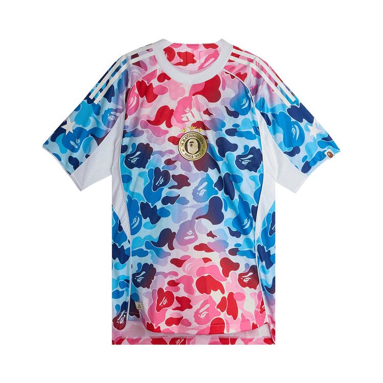 adidas x BAPE Football Jersey 'Blue'