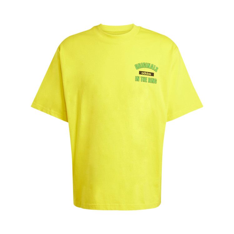 Adidas In The Ring Graphic Tee 'Yellow'