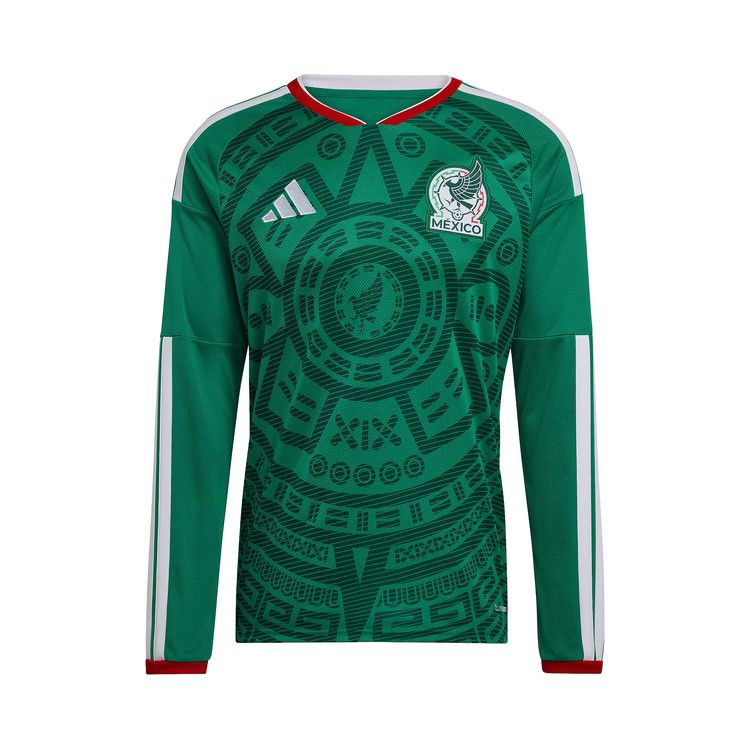 Adidas Mexico 26 Home Long Sleeve Jersey 'Bold Green'