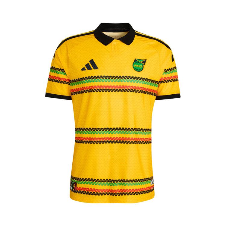 Adidas Jamaica 26 x Bob Marley Home Authentic Jersey 'Bold Gold'