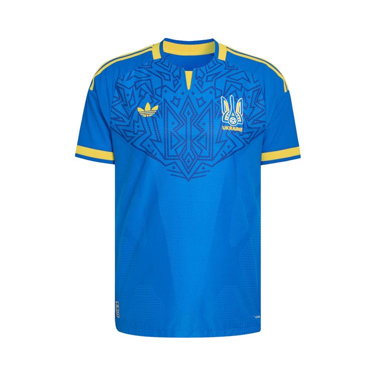 Adidas Ukraine 26 Away Authentic Jersey 'Glow Blue'