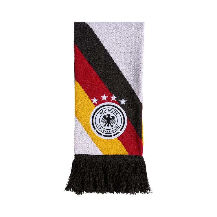 Adidas Germany 26 Scarf 'White / Black / Team Power Red 2 / Collegiate Gold'