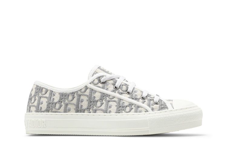 Dior Wmns Walk'N'Dior Embroidered Canvas Low 'Grey'