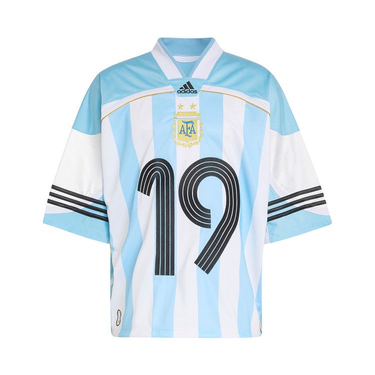 Adidas Bringback Remixed Argentina Jersey 'Clear Blue/White/Black'