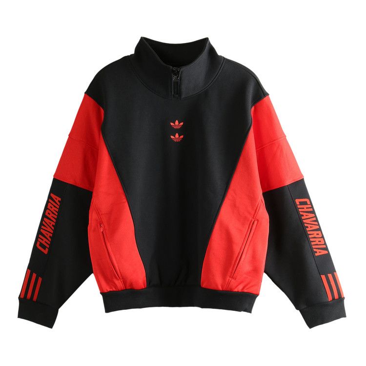 Adidas x Willy Chavarria Watsonville Mockneck Coat 'Black/Red'