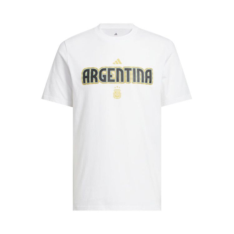 Adidas World Cup 26 Argentina Home Graphic Tee 'White'