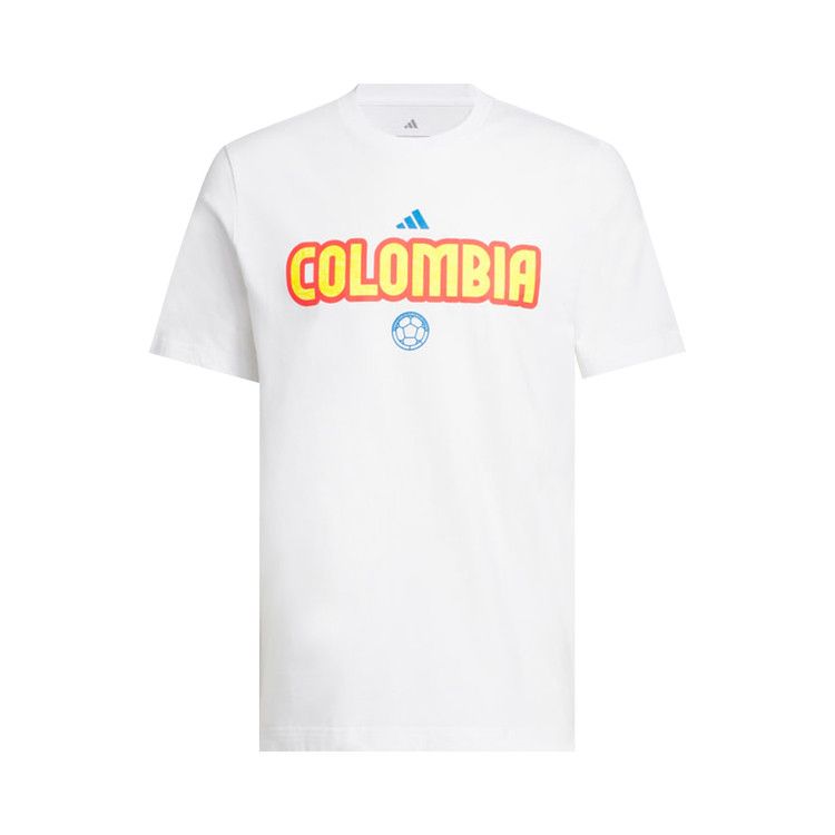 Adidas World Cup 26 Colombia Home Graphic Tee 'White'