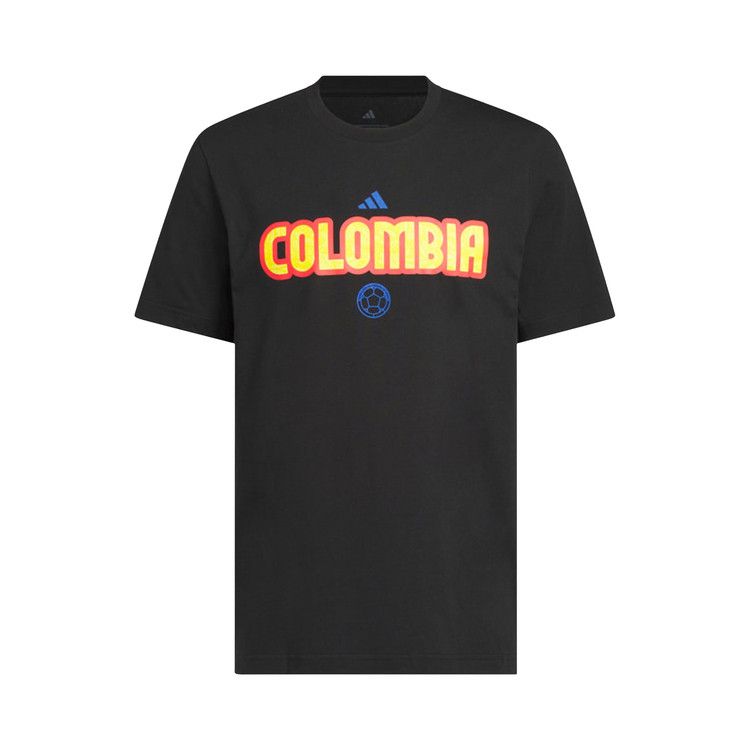 Adidas World Cup 26 Colombia Home Graphic Tee 'Black'